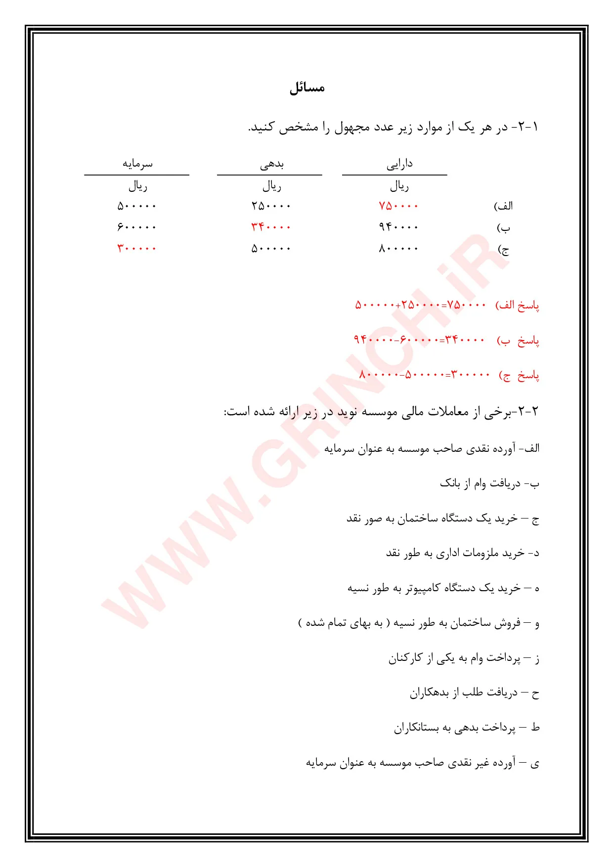 دانلود جزوه و حل المسائل اصول حسابداری 1 جمشید اسکندری (ویرایش 1405)