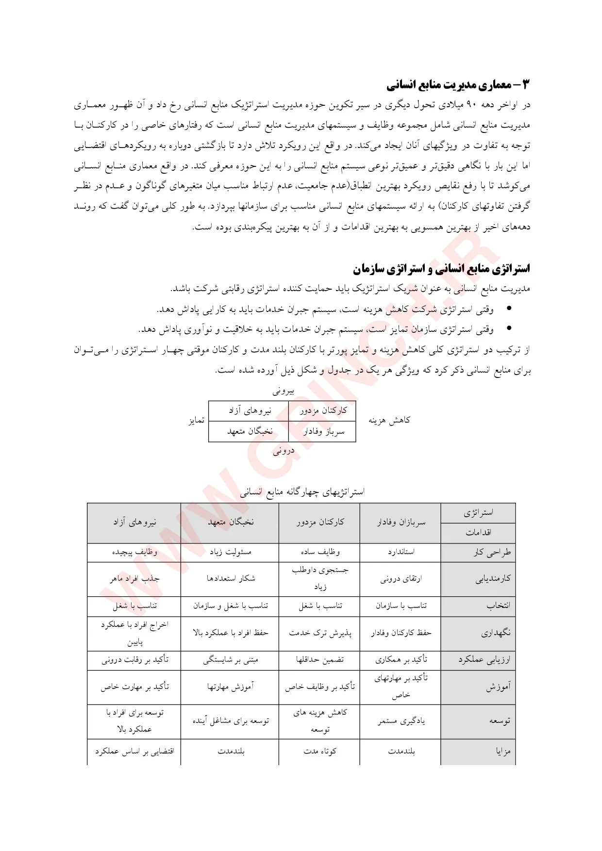 دانلود کتاب، جزوه و نمونه سوالات مدیریت منابع انسانی آرین قلی پور (ویرایش 1405)