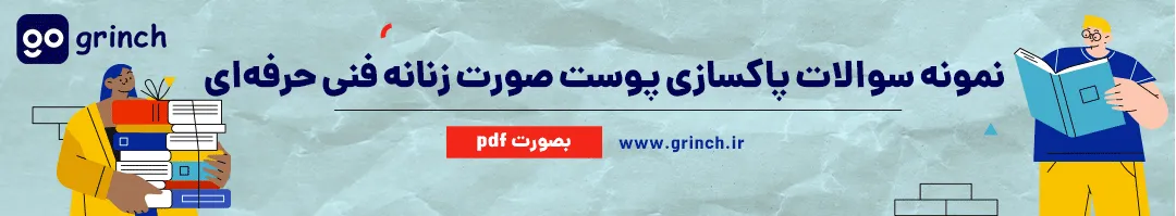 دانلود رایگان کتاب تست پاکسازی پوست صورت زنانه